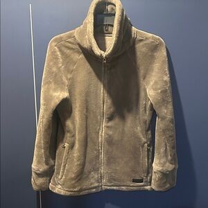 Calvin Klein Women's Teddy Jacket - beige